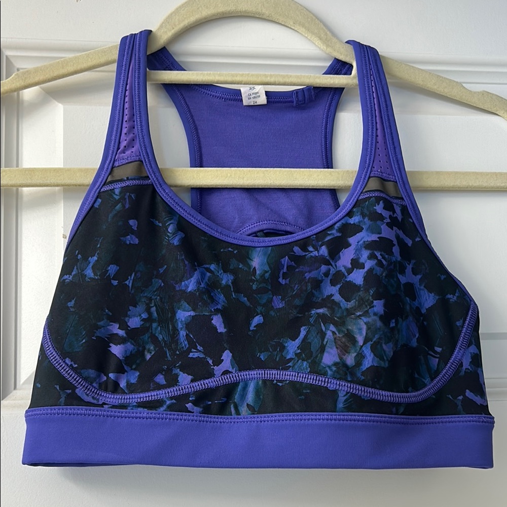 Purple Lululemon sports bra